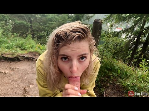 ❤️ 女孩在公共口交後吞下精液 - Eva Elfi ️❌ 蕩婦 在我們 ❌️❤